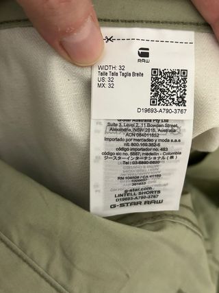 Pantalones cortos G-Star RAW verdes