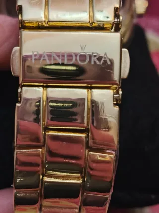 Reloj Pandora Dorado y Rosa Mujer
