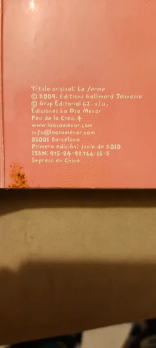 La granja. Mi primer libro de sonidos