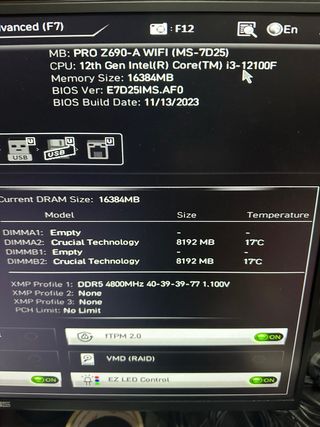 MSI PRO Z690-A WIFI Placa Base#006549