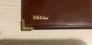 Portafogli uomo in pelle marrone vintage