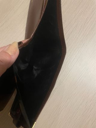 Portafogli uomo in pelle marrone vintage