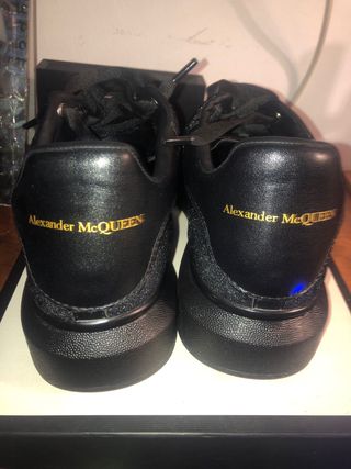 Alexander McQueen Zapatillas Negras Talla 45