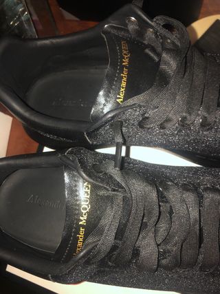 Alexander McQueen Zapatillas Negras Talla 45