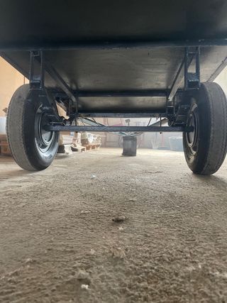 Tractorcito Lombardini con remolque