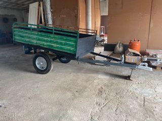 Tractorcito Lombardini con remolque