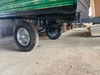 Tractorcito Lombardini con remolque