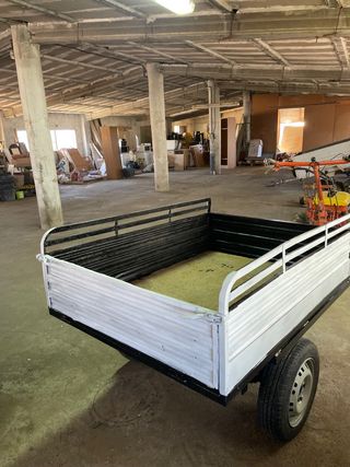 Tractorcito Lombardini con remolque