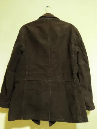 Abrigo Massimo Dutti Marrón Talla L -ACEPTO OFERTA