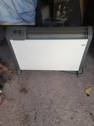 Zanussi Radiador Eléctrico Gris/Blanco
