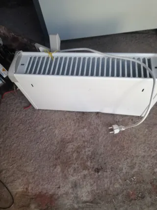 Zanussi Radiador Eléctrico Gris/Blanco