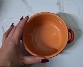 Pentolino in terracotta rosso