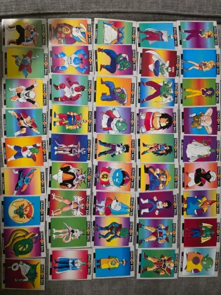Colección completa de 90 cromos Dragon Ball