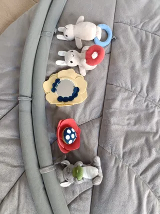 Gimnasio Bebé Alfombra Juegos Colgantes