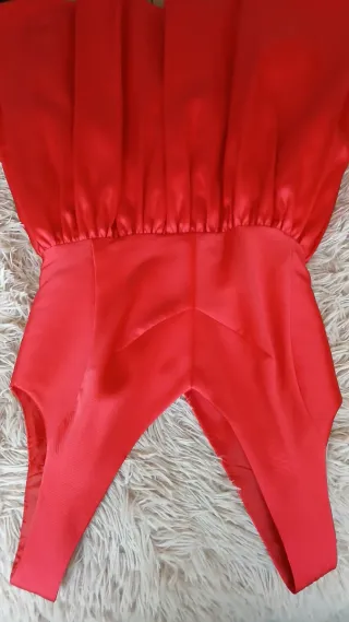 Vestido de fiesta rojo Savuka