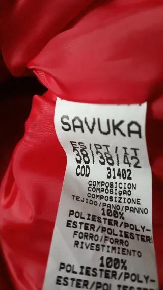 Vestido de fiesta rojo Savuka