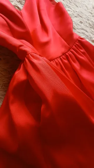 Vestido de fiesta rojo Savuka