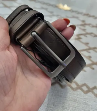 Cintura in pelle PU da uomo