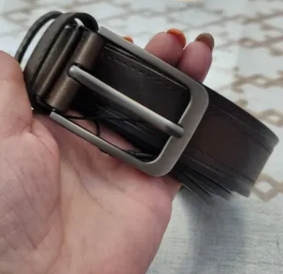 Cintura in pelle PU da uomo