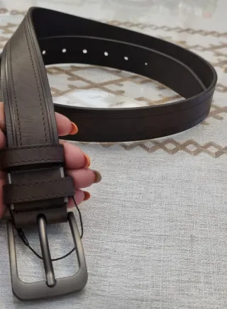 Cintura in pelle PU da uomo