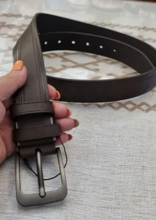 Cintura in pelle PU da uomo