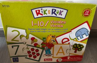 Juego educativo Rik & Rok: Vocales y Números