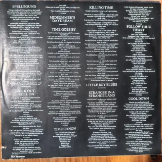 Vinilo Triumph Thunder Seven. Edición 1984