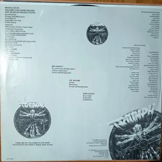 Vinilo Triumph Thunder Seven. Edición 1984