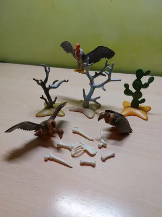 Escena prisionero + buitres (Belén playmobil)
