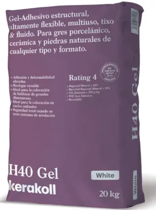 Kerakoll H40 Gel Adhesivo Blanco 20kg
