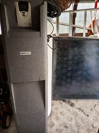 Placa solar para calentador de agua