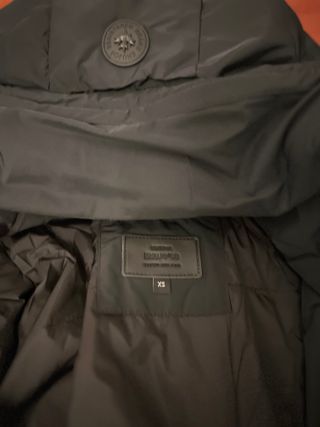 Abrigo Khujo modelo LINARI, Negro Invierno Mujer