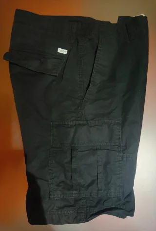 Pantalón corto cargo Jack Jones negro