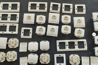 Lote 10 Interruptores Legrand Decor Blancos