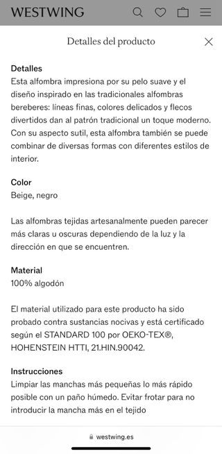 Tappeto artigianale in cotone Westwing