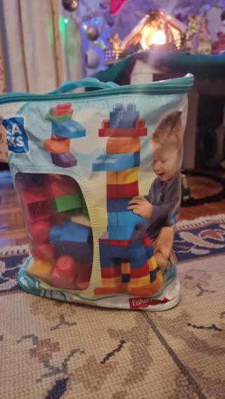 Mega Bloks Fisher-Price - Bolsa Grande Construção