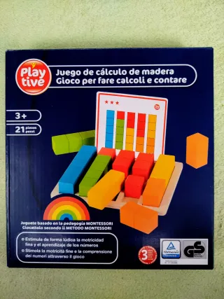 Lote 4 Juegos Madera Montessori NUEVOS