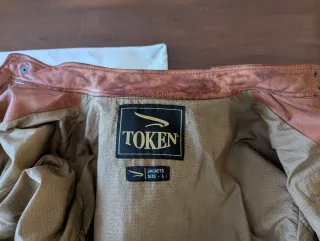 Giacca pelle Token marrone L