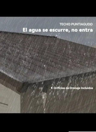 Caseta Jardín imitación Madera 4,85m2