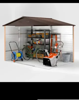 Caseta Jardín imitación Madera 4,85m2