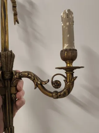 Apliques de pared lazo antiguos