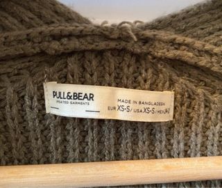 Chaqueta punto verde militar