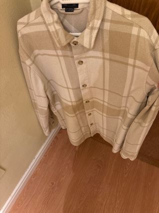 Sobrecamisa cuadros Pull&Bear Talla L
