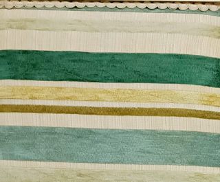 Cabecero cama clásico beige y verde