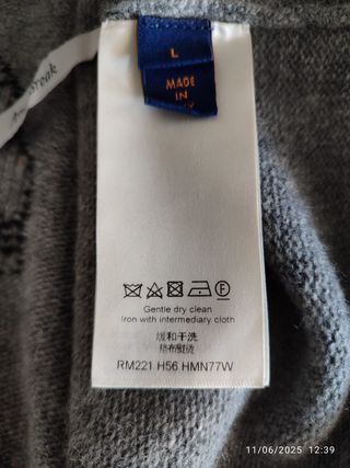 Maglione Louis Vuitton Tigre Grigio Arancione