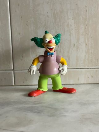 Figura Krusty O Palhaço Simpsons vintage Fox 2000