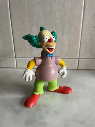 Figura Krusty O Palhaço Simpsons vintage Fox 2000