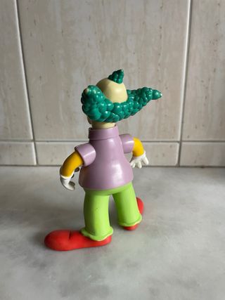 Figura Krusty O Palhaço Simpsons vintage Fox 2000