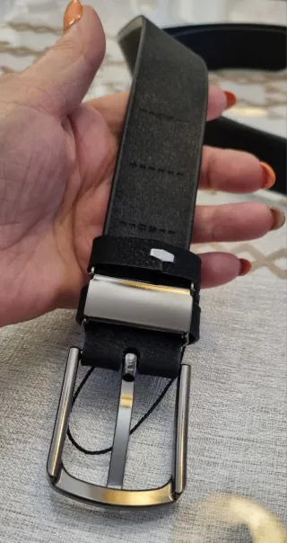 Cintura in pelle PU da uomo