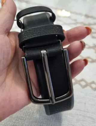 Cintura in pelle PU da uomo